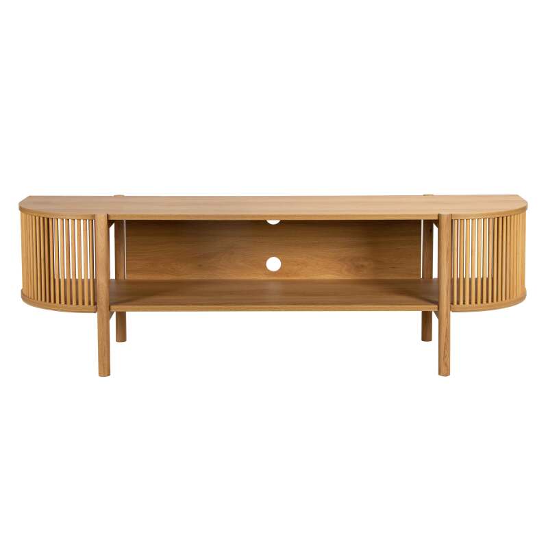 Mobile TV in effetto legno 160 cm stile boho (5/8)