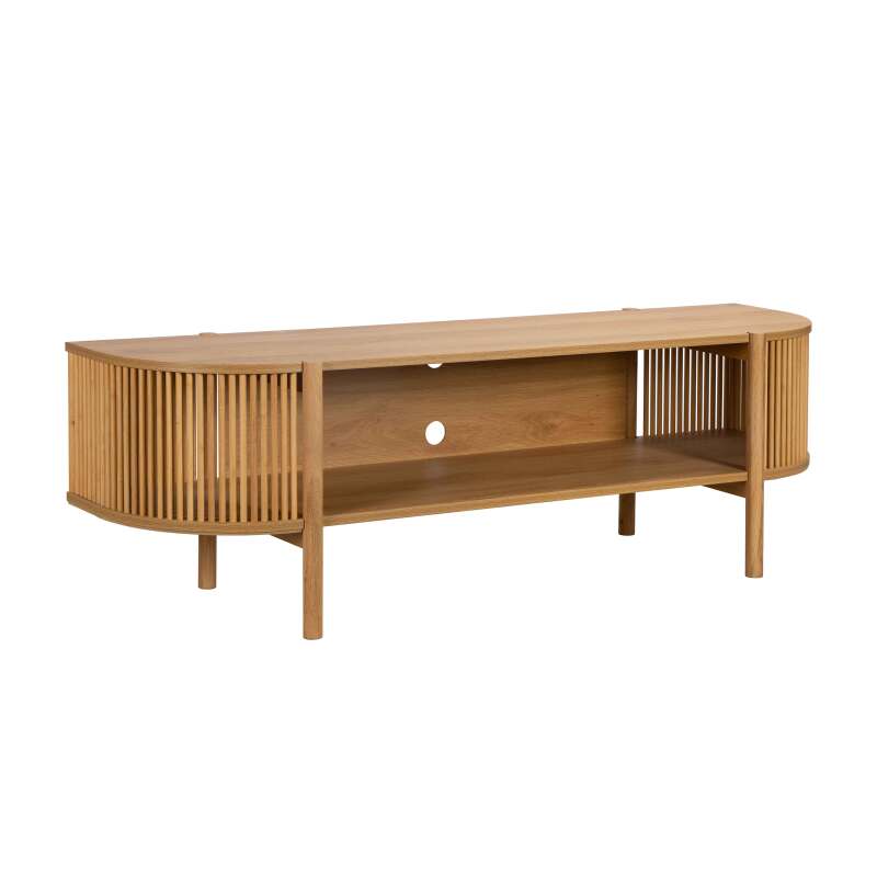 Mobile TV in effetto legno 160 cm stile boho