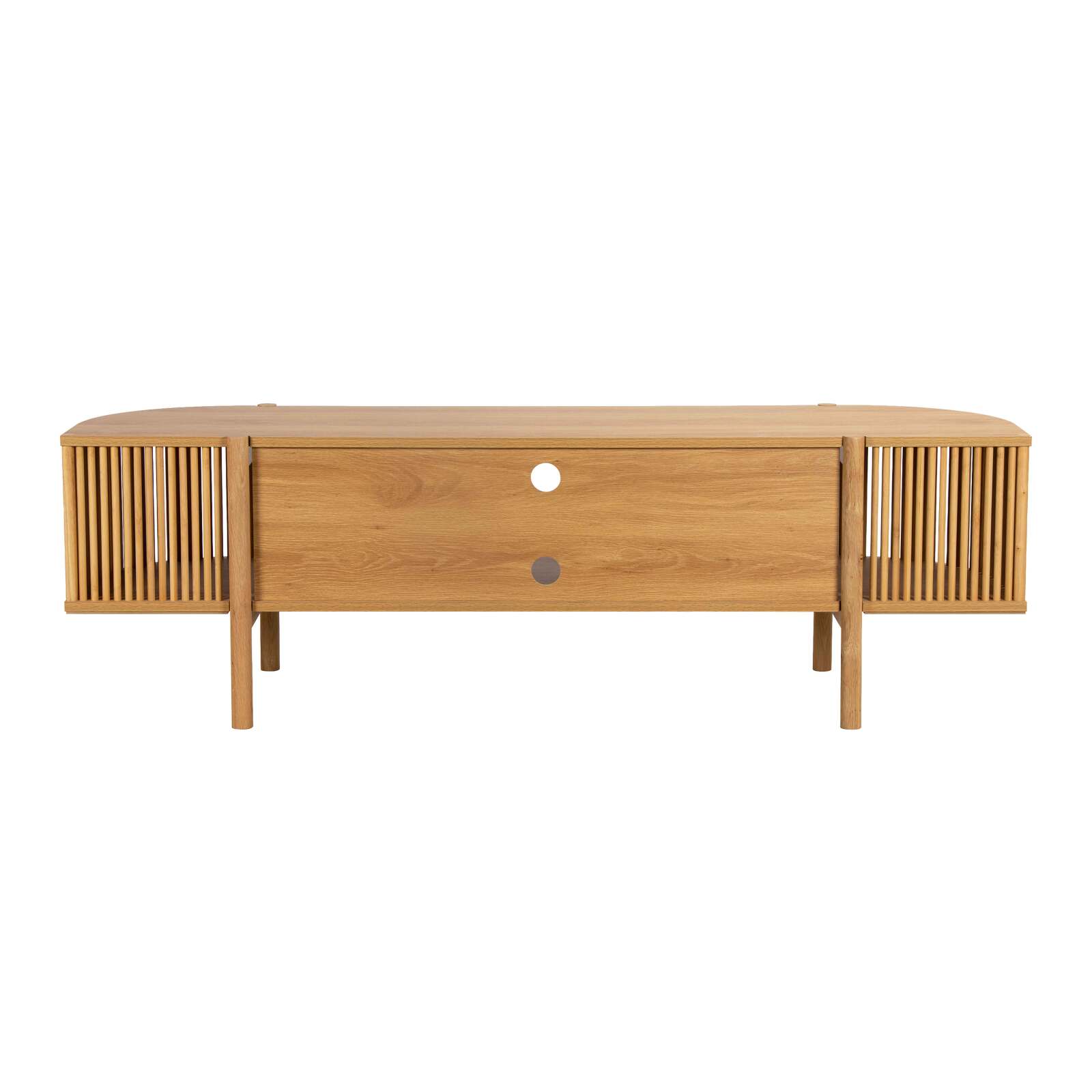 Mobile TV in effetto legno 160 cm stile boho