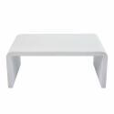 Tavolino da salotto effetto cemento liscio rettangolare 100x60x40 cm