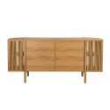 Buffet aperto effetto legno 160 cm stile boho