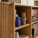 Buffet aperto effetto legno 160 cm stile boho