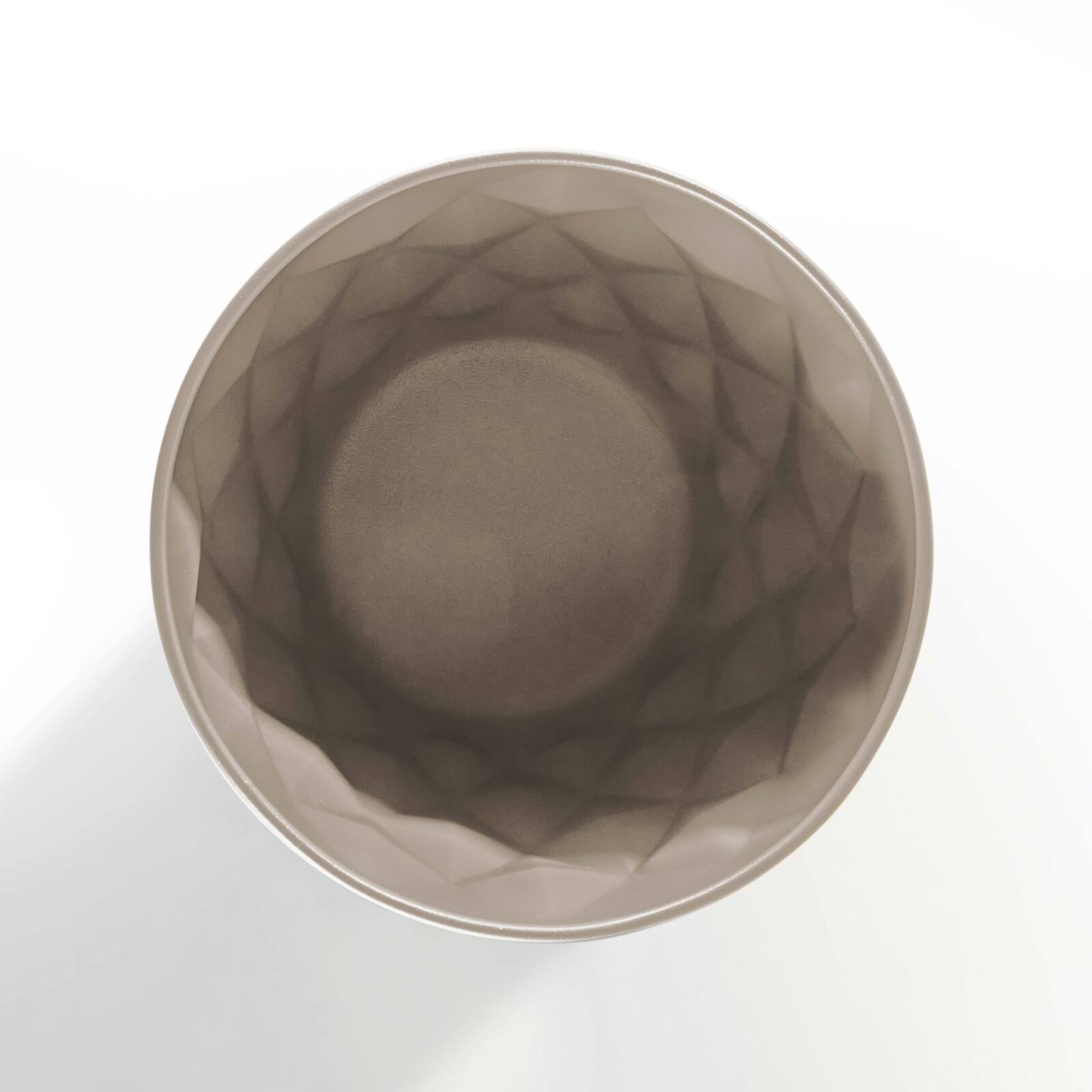 Set di 2 coprivasi su supporto in metallo