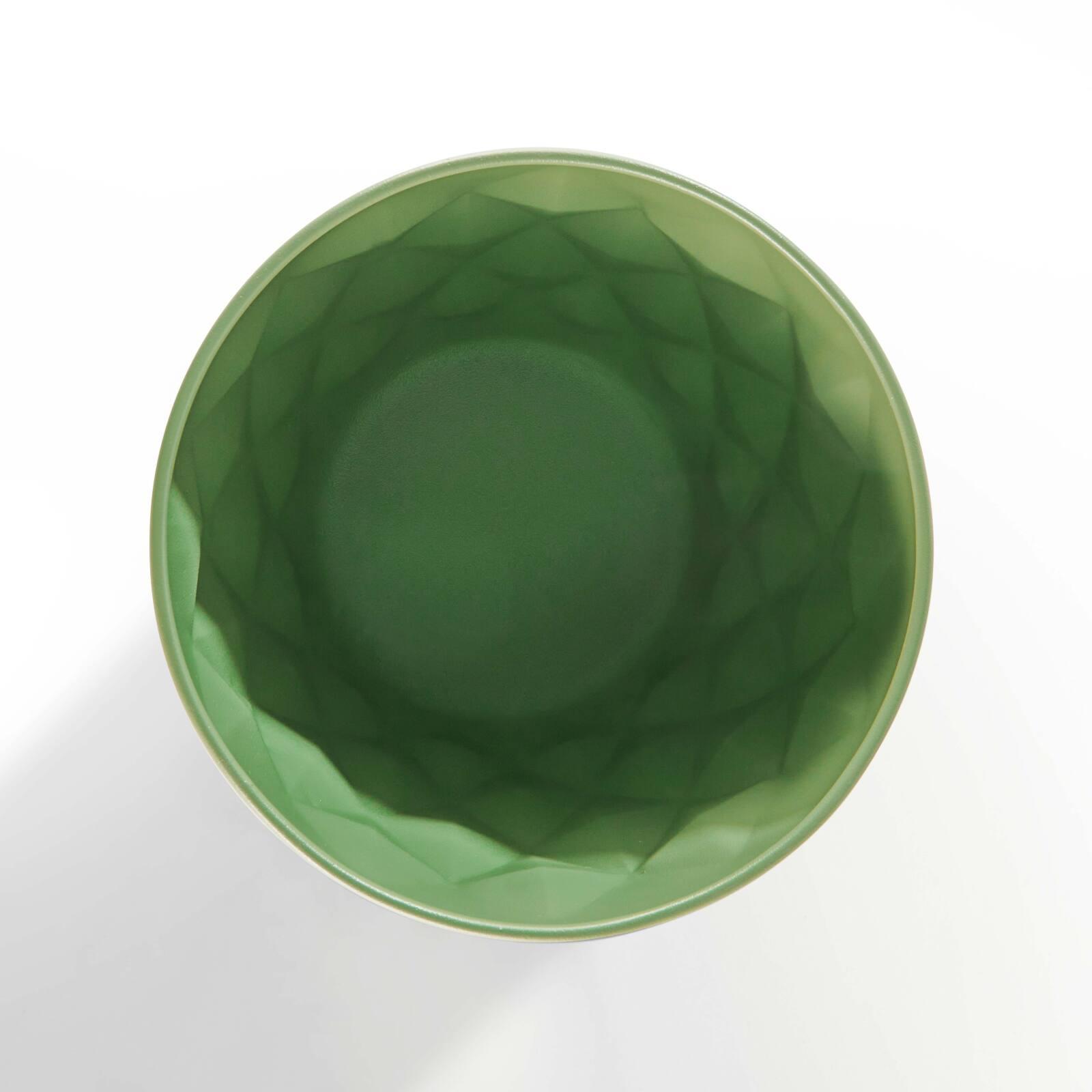 Set di 2 coprivasi su supporto in metallo