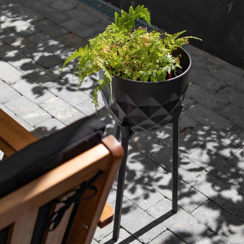 Set di 2 coprivasi su supporto in metallo (5/6)