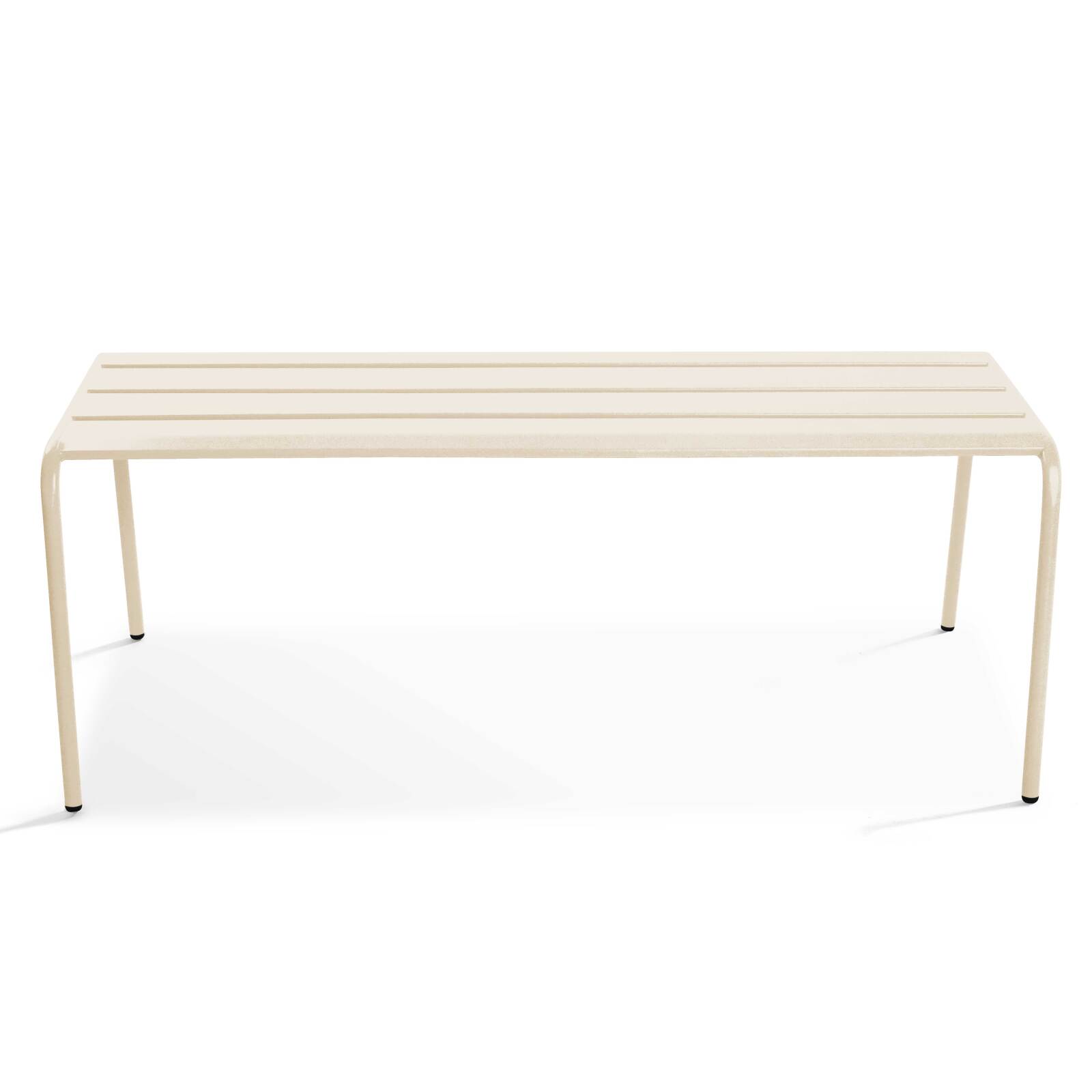 Panca da giardino in acciaio verniciato a polvere