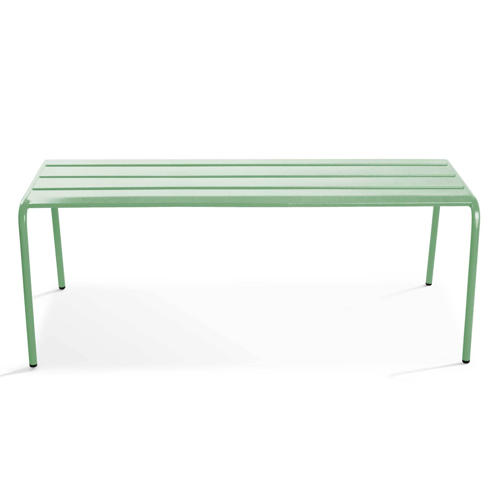 Panca da giardino in acciaio verniciato a polvere