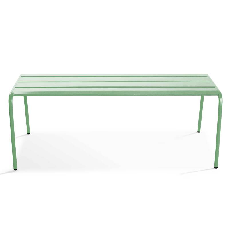 Panca da giardino in acciaio verniciato a polvere