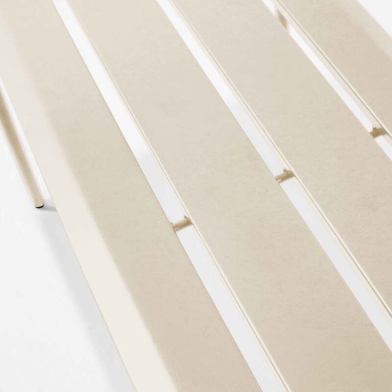 Panca da giardino in acciaio verniciato a polvere (2/4)