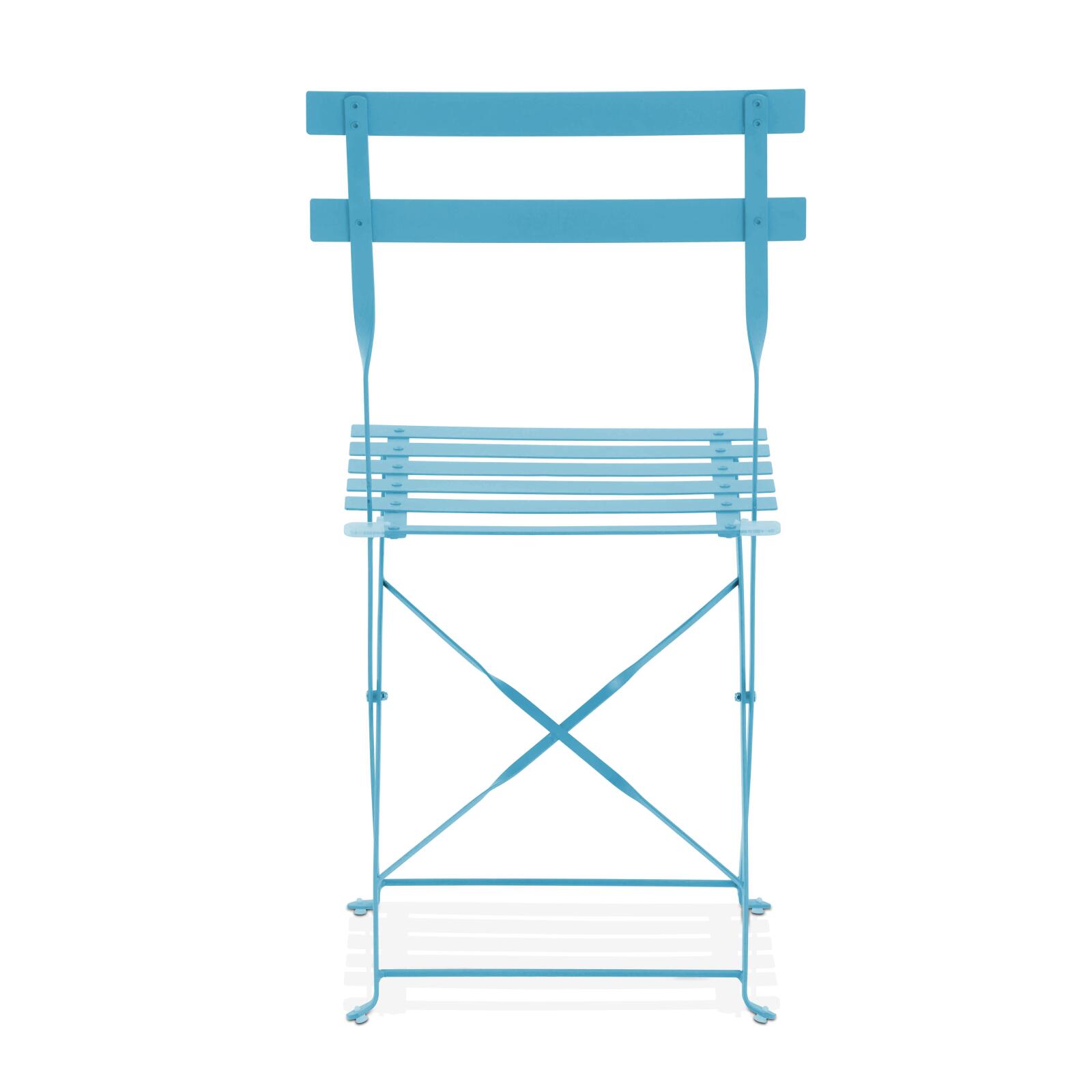 Set di 2 sedie da giardino pieghevoli da bistrot