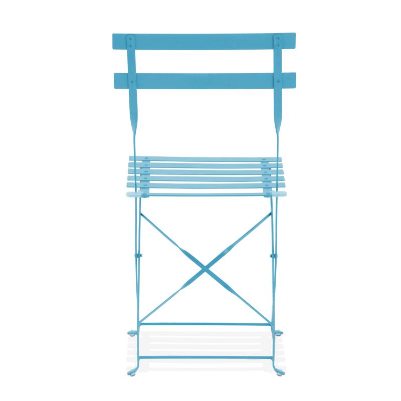 Set di 2 sedie da giardino pieghevoli da bistrot