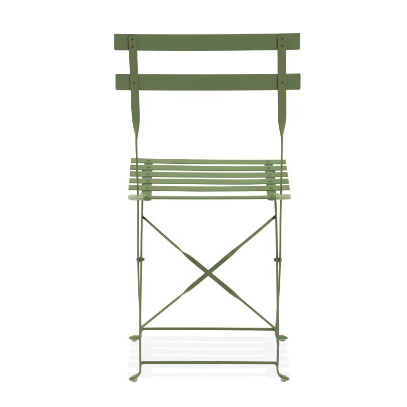 Set di 2 sedie da giardino pieghevoli da bistrot