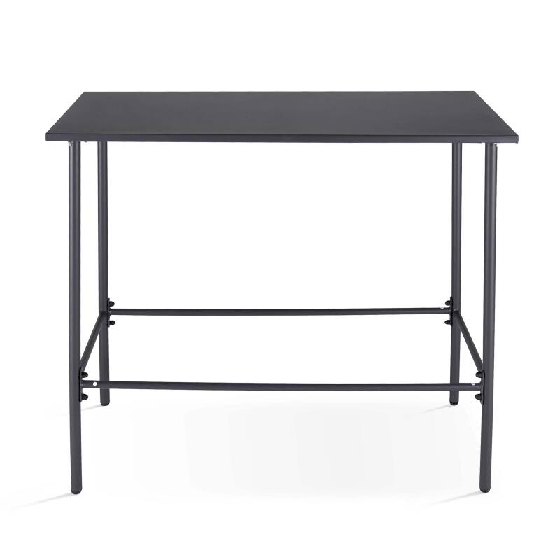 Tavolo alto da giardino (120 x 60 x 105 cm) in acciaio verniciato a polvere (2/6)