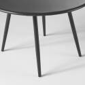 Tavolini impilabili rotondi da giardino Ø50 x 34 cm e Ø40 x 29,5 cm