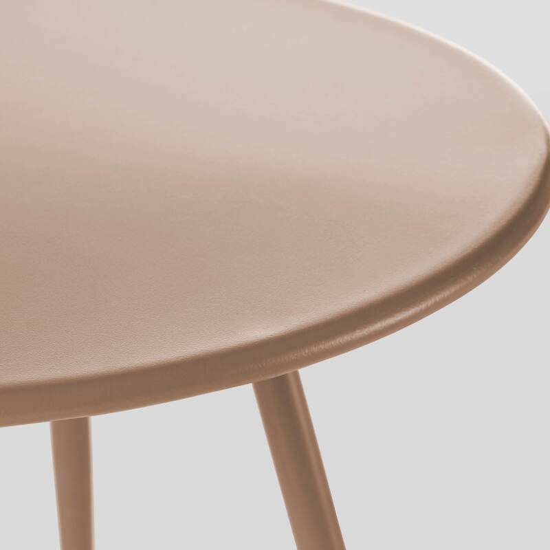 Tavolini impilabili rotondi da giardino Ø50 x 34 cm e Ø40 x 29,5 cm (4/6)