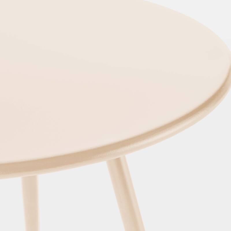 Tavolini impilabili rotondi da giardino Ø50 x 34 cm e Ø40 x 29,5 cm (4/6)