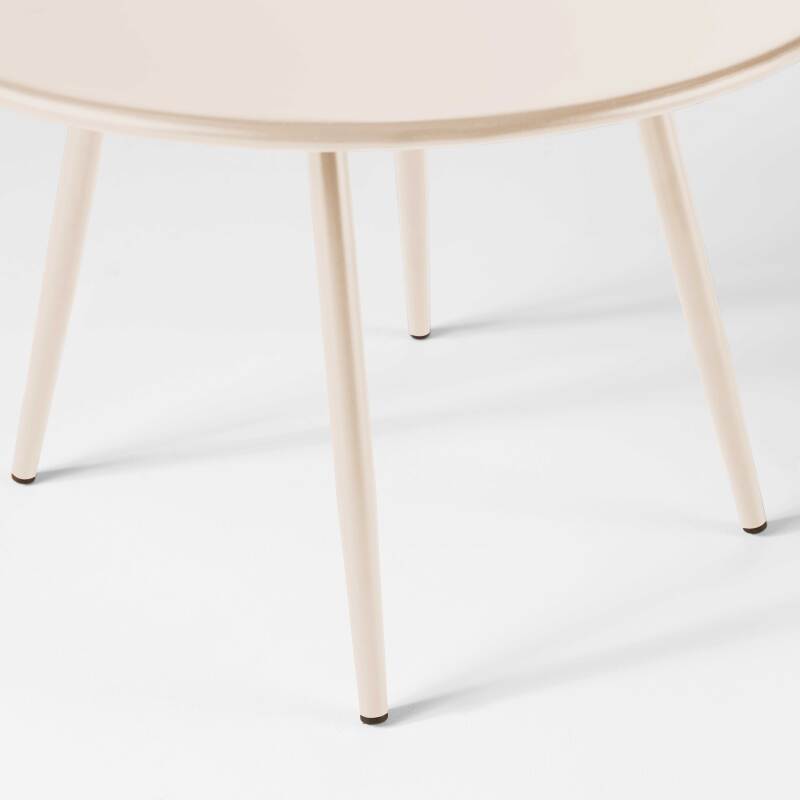 Tavolini impilabili rotondi da giardino Ø50 x 34 cm e Ø40 x 29,5 cm (5/6)