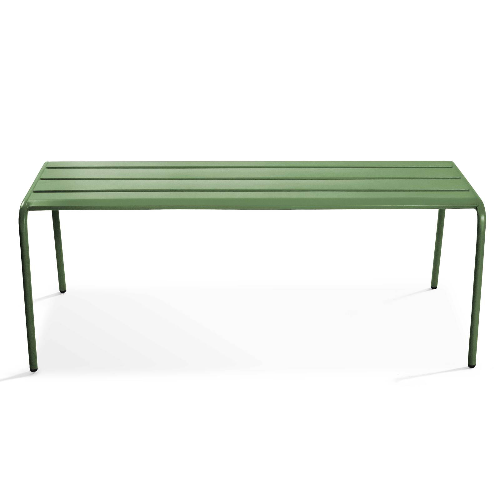 Panca da giardino in acciaio verniciato a polvere