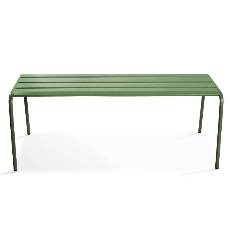 Panca da giardino in acciaio verniciato a polvere