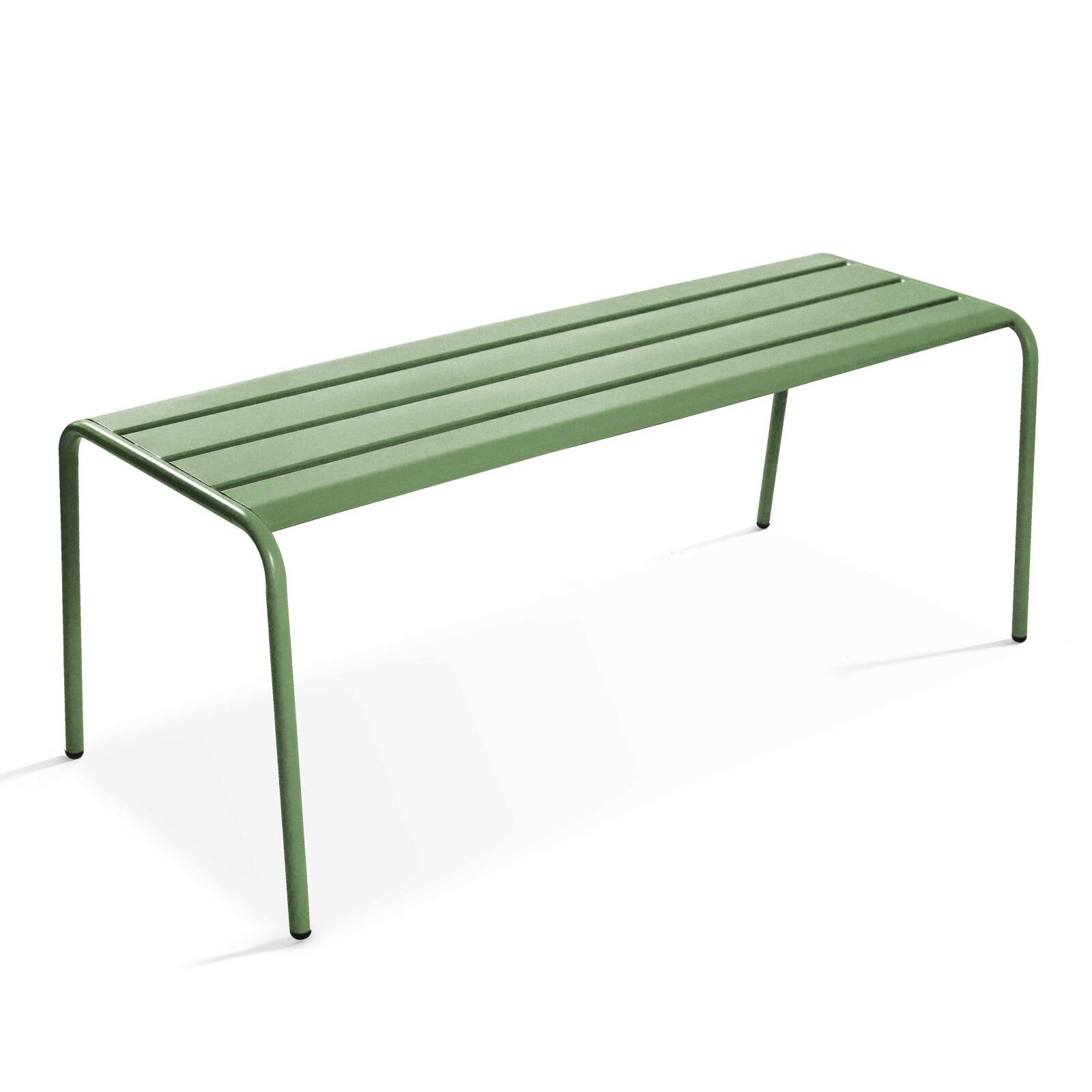 Panca da giardino in acciaio verniciato a polvere