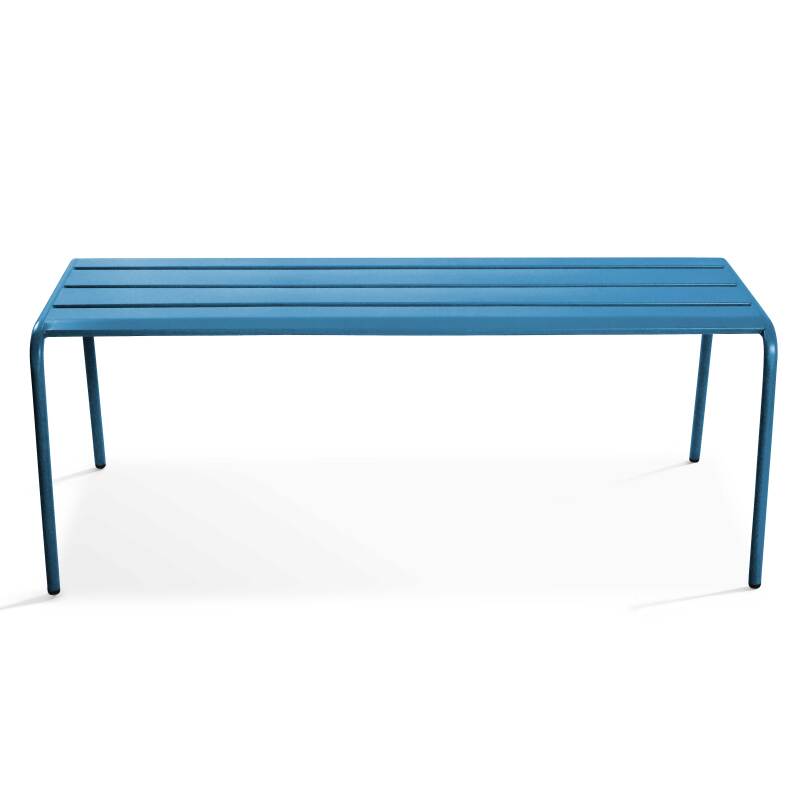 Panca da giardino in acciaio verniciato a polvere
