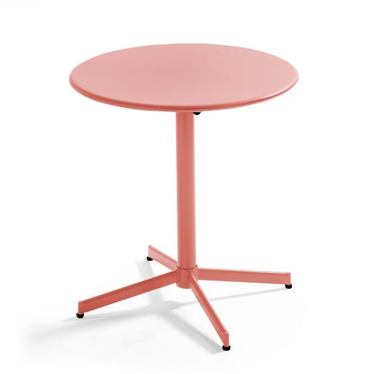 Tavolo da giardino bistrot rotondo (ø70 x 72 cm) con piano pieghevole