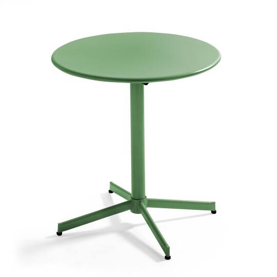 Tavolo da giardino bistrot rotondo (ø70 x 72 cm) con piano pieghevole