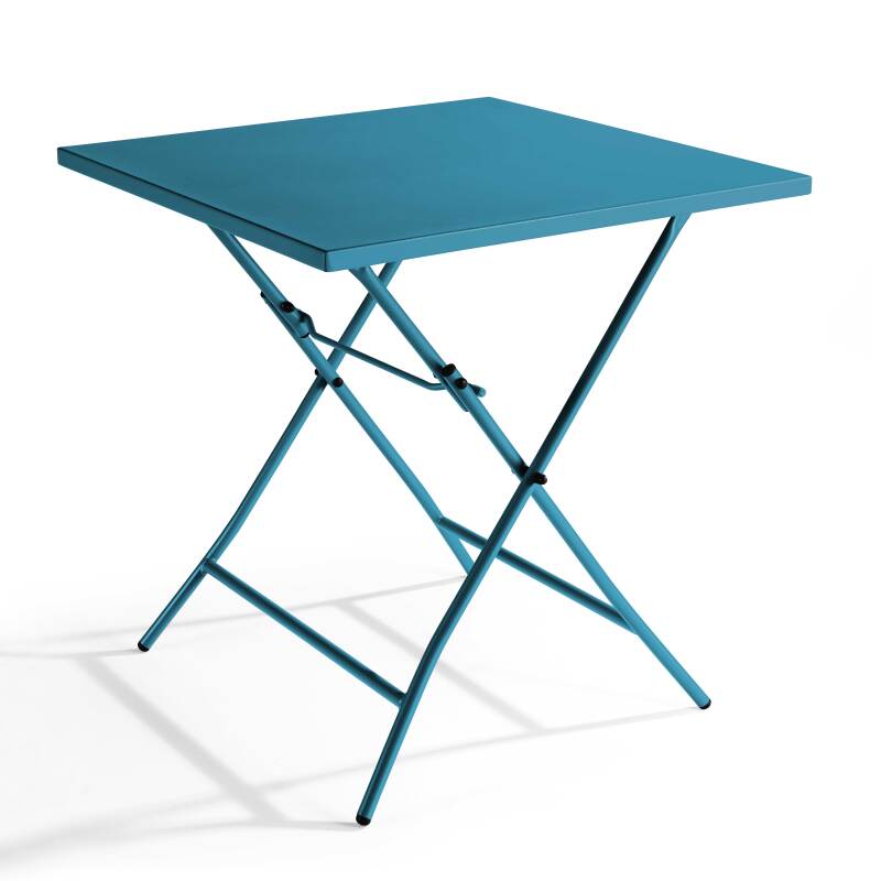 Tavolo da giardino quadrato pieghevole (70 x 70 cm)