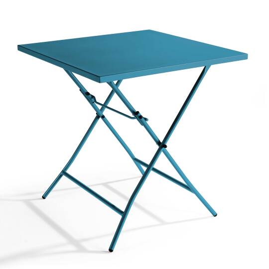 Tavolo da giardino quadrato pieghevole (70 x 70 cm)
