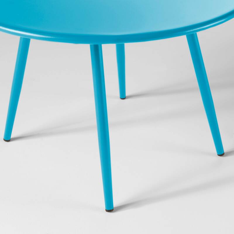 Tavolina da salotto da giardino rotondo Ø50 x 34 cm