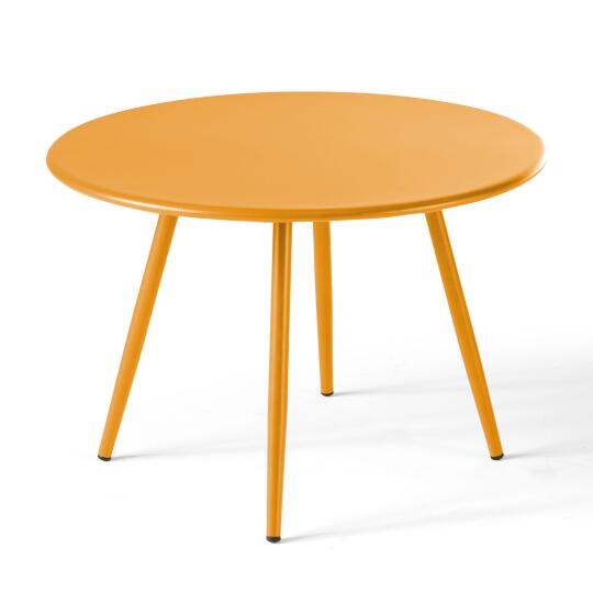 Tavolina da salotto da giardino rotondo Ø50 x 34 cm