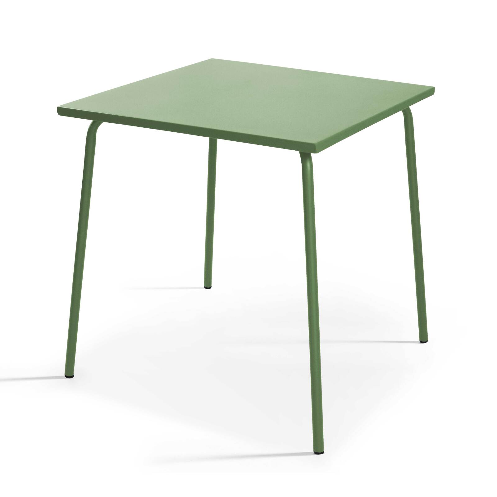 Tavolo da giardino quadrato 70 x 70 cm e 4 sedie in metallo Tavolo da giardino quadrato 70 x 70 cm e 4 sedie in metallo