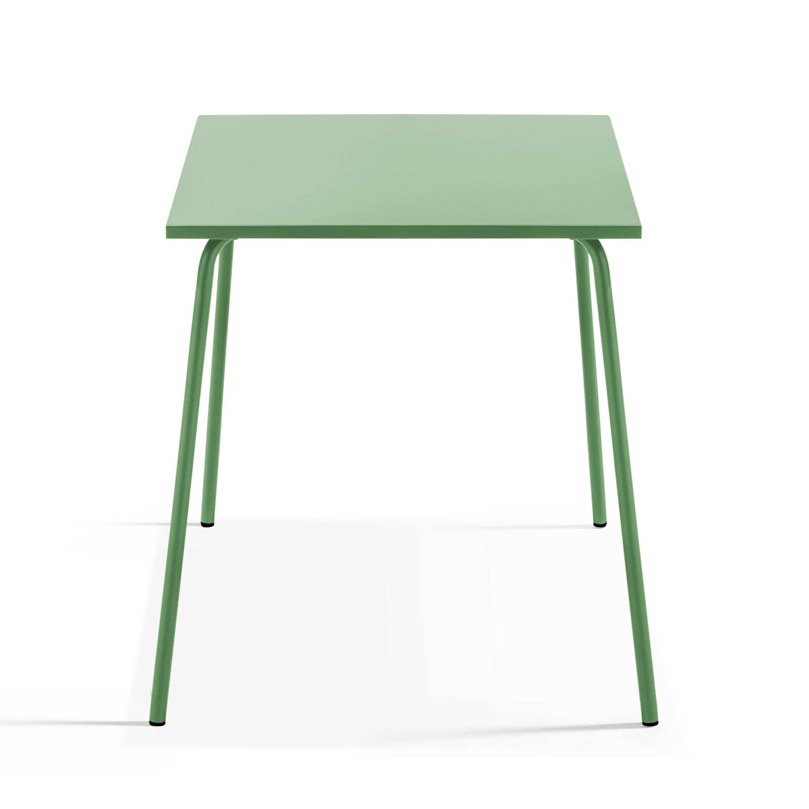 Tavolo da giardino quadrato 70 x 70 cm e 4 sedie in metallo Tavolo da giardino quadrato 70 x 70 cm e 4 sedie in metallo