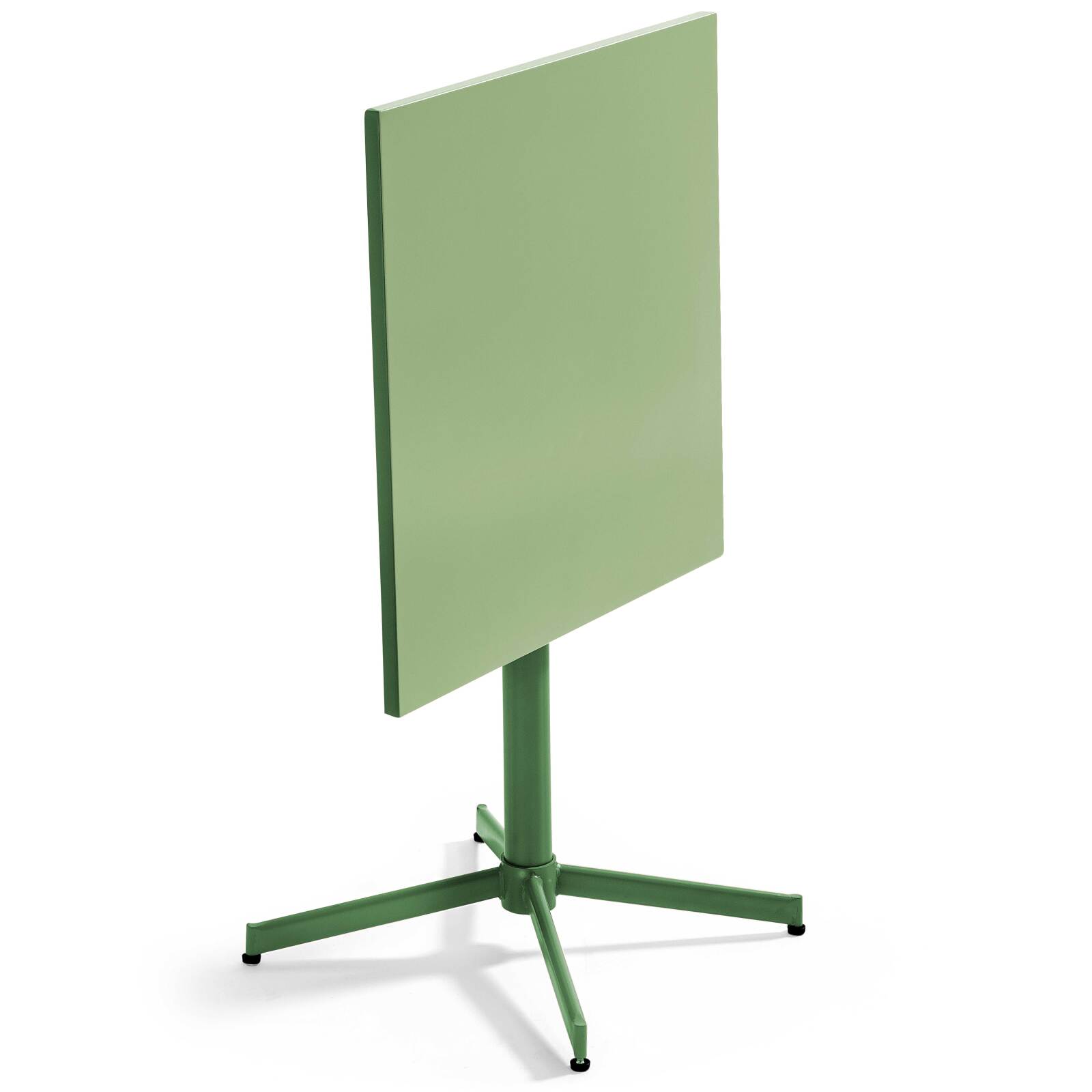 Tavolo da giardino quadrato reclinabile 70 x 70 cm + 4 sedie in metallo Tavolo da giardino quadrato reclinabile 70 x 70 cm + 4 sedie in metallo