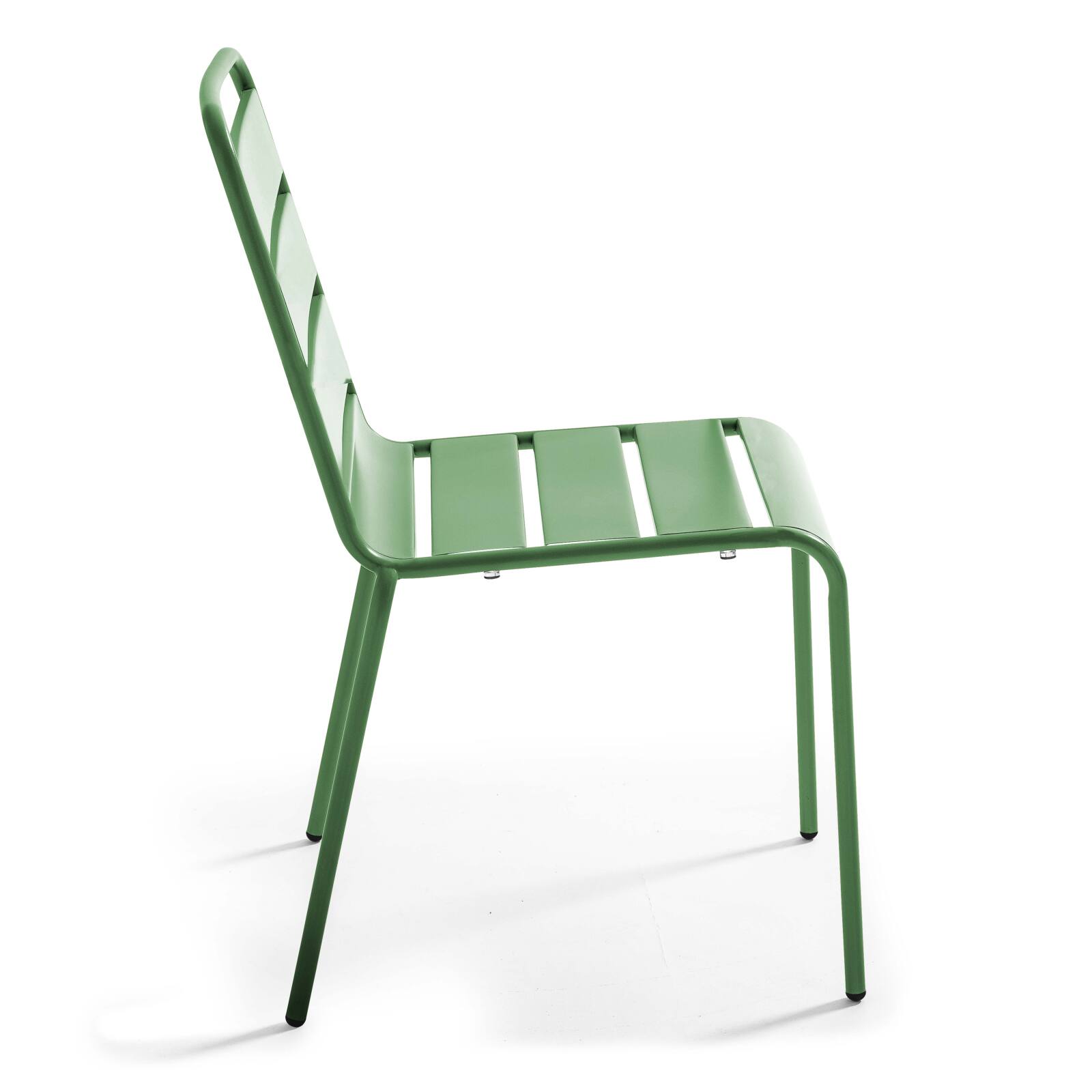 Tavolo da giardino rotondo reclinabile Ø70 x 72 cm + 4 sedie Tavolo da giardino rotondo reclinabile Ø70 x 72 cm + 4 sedie
