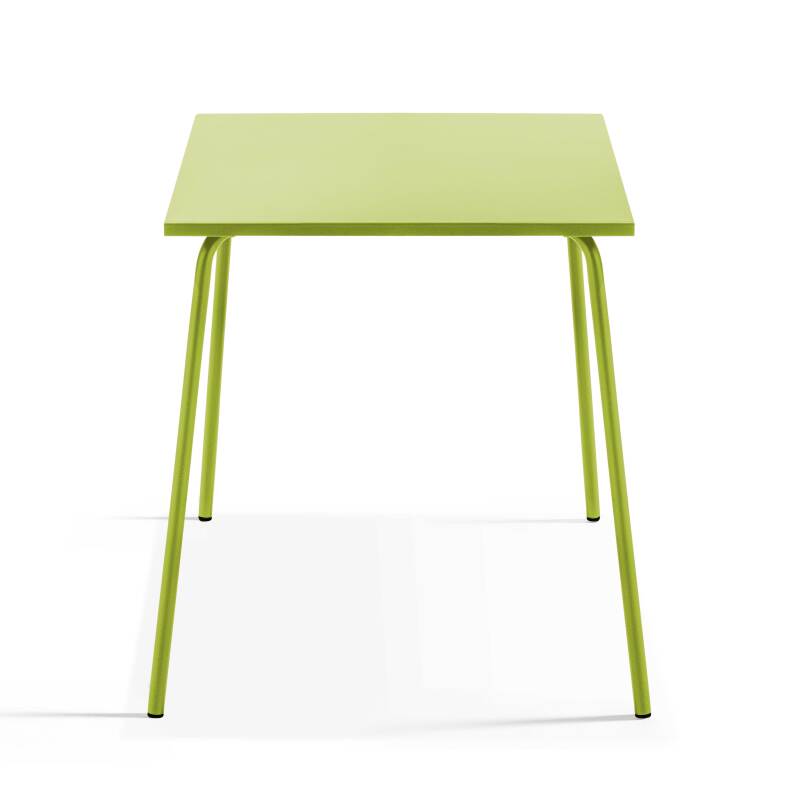 Tavolo da giardino quadrato 70 x 70 cm e 2 sedie da bistrot (2/4)