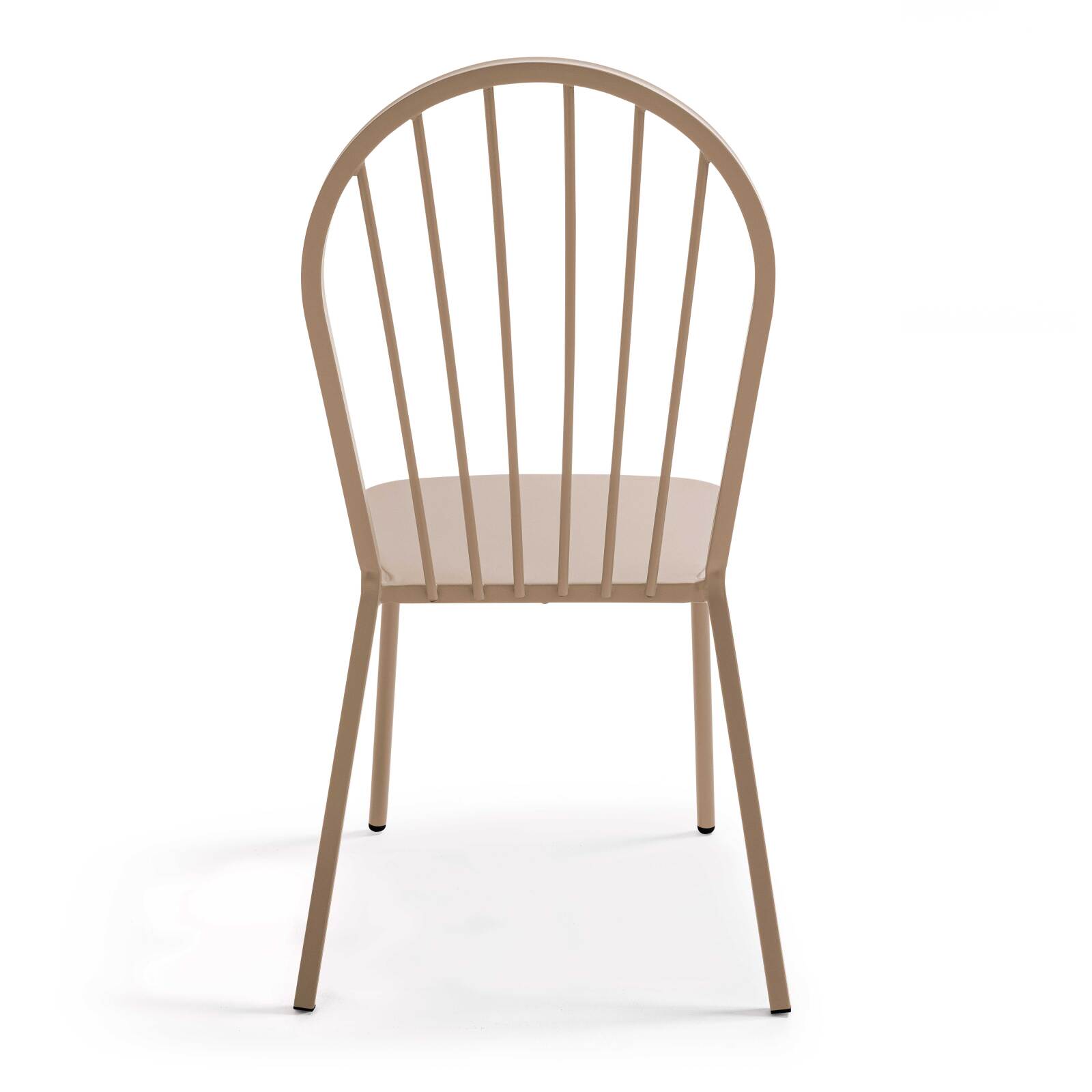 Tavolo da giardino quadrato 70 x 70 cm e 2 sedie in metallo