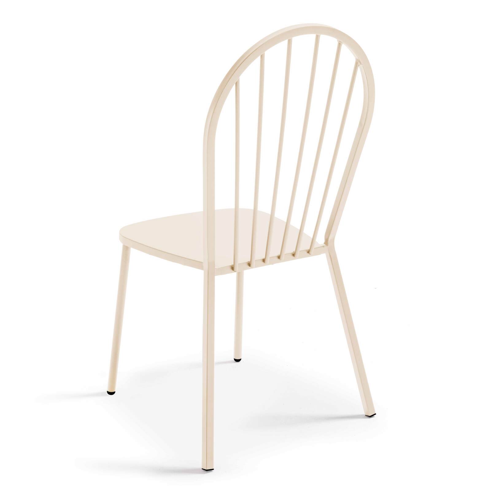 Tavolo da giardino quadrato reclinabile 70 x 70 cm e 2 sedie da bistrot