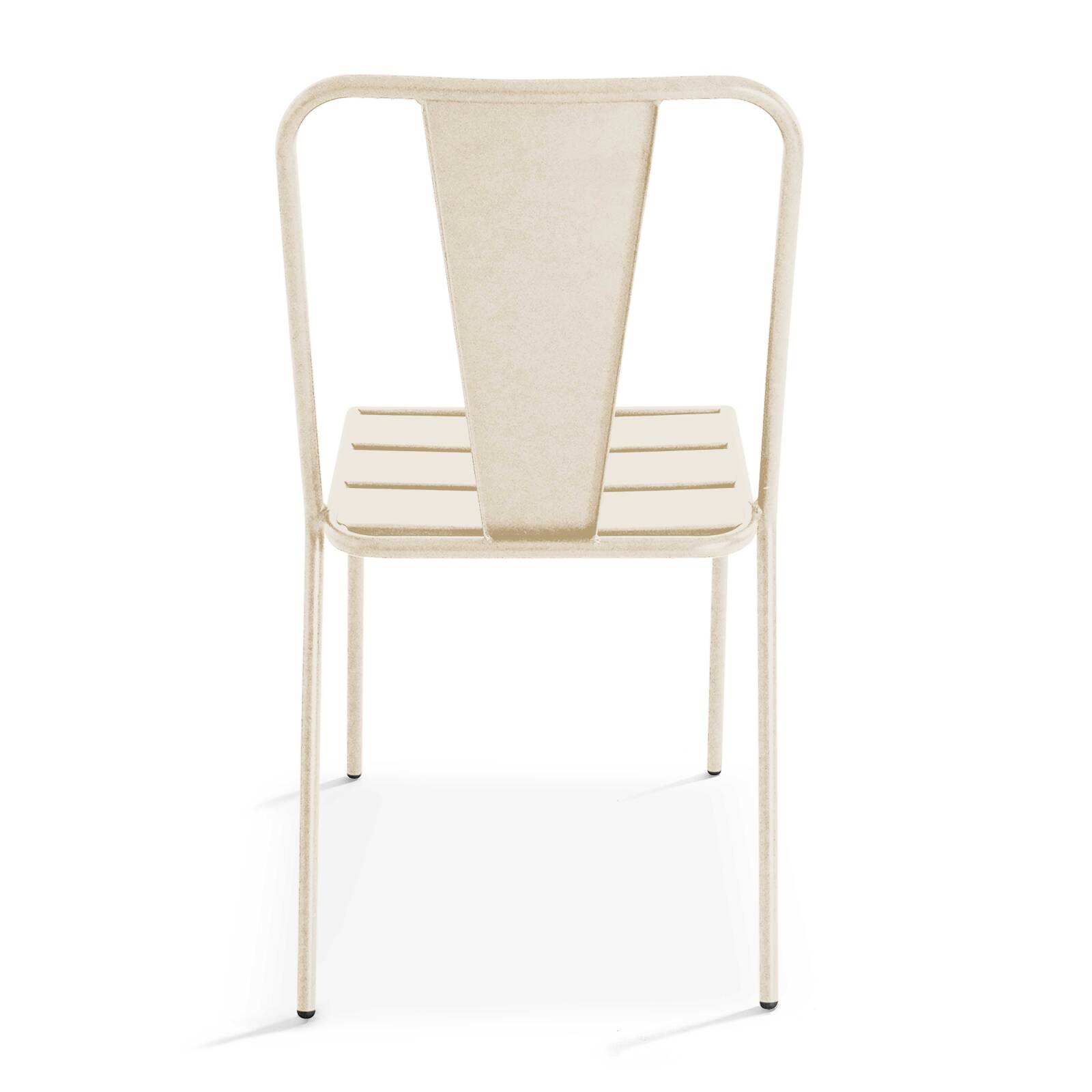 Tavolo da giardino pieghevole da bistrot 70 x 72 cm e 2 sedie in metallo