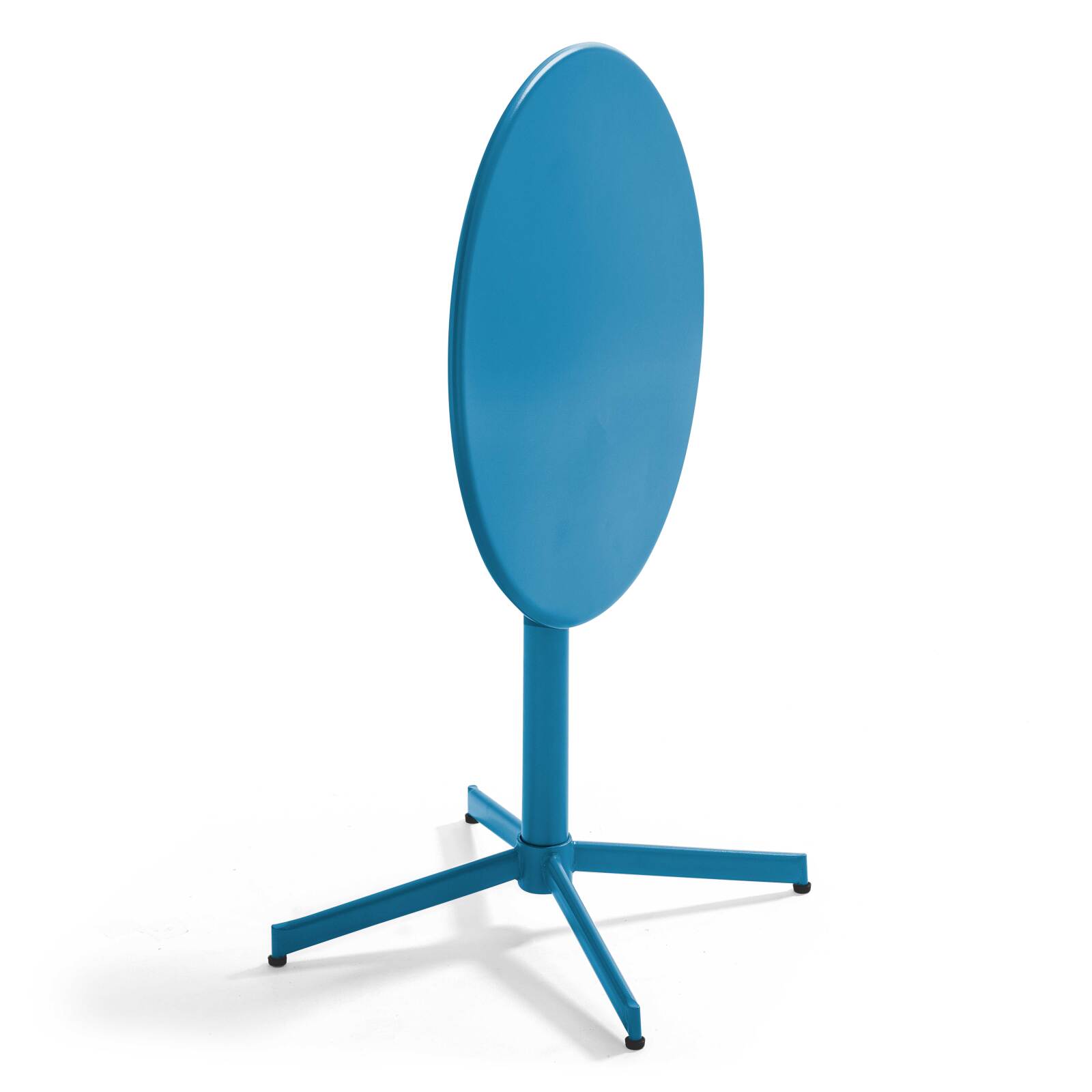 Tavolo da giardino pieghevole da bistrot 70 x 72 cm e 2 sedie in metallo