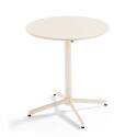 Tavolo da giardino pieghevole da bistrot Ø70 x 72 cm e 2 sedie in metallo