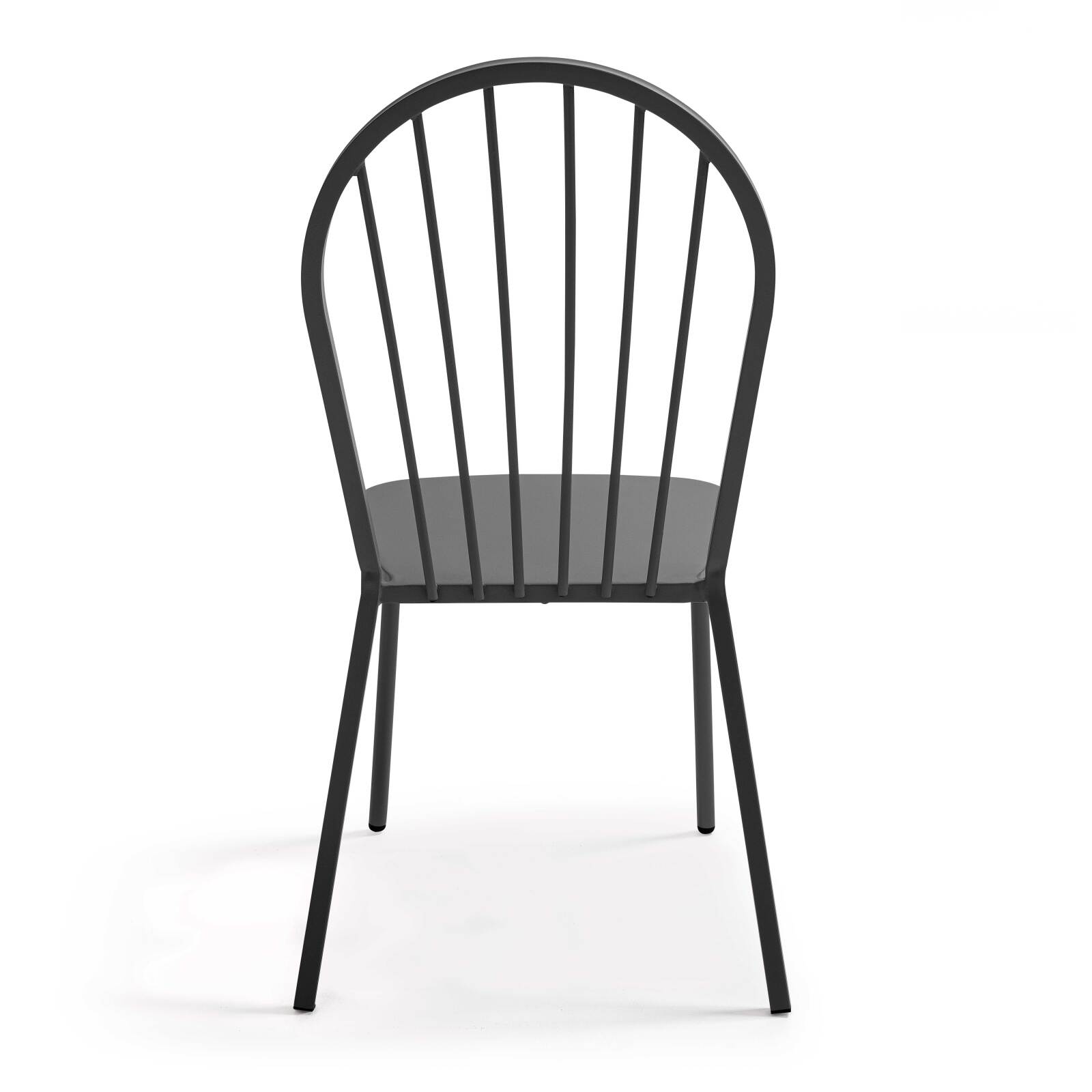 Tavolo da giardino pieghevole da bistrot Ø70 x 72 cm e 2 sedie in metallo