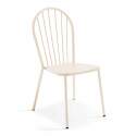 Tavolo da giardino pieghevole da bistrot Ø70 x 72 cm e 2 sedie in metallo