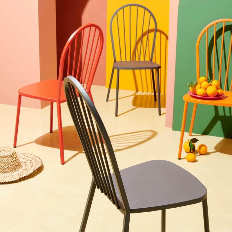 Sedia da bistrot in metallo