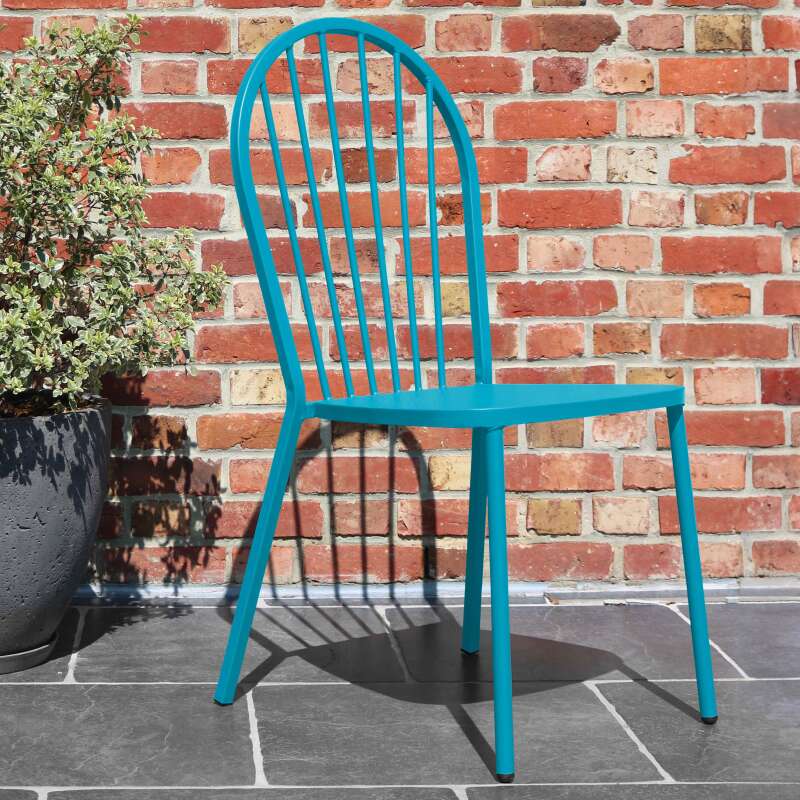 Sedia da giardino bistrot parigino in metallo traforata di design - Lifestyle