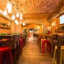 Sgabello da bar in metallo lucido (43 x 43 x 76)