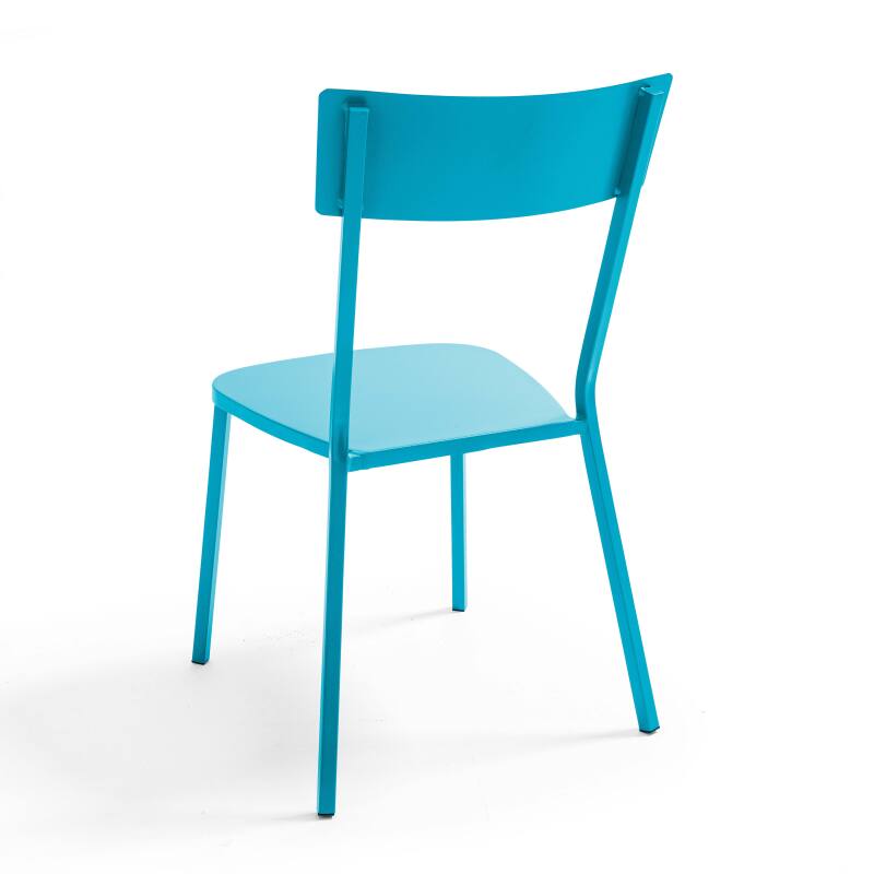 Sedia da giardino bistrot in metallo