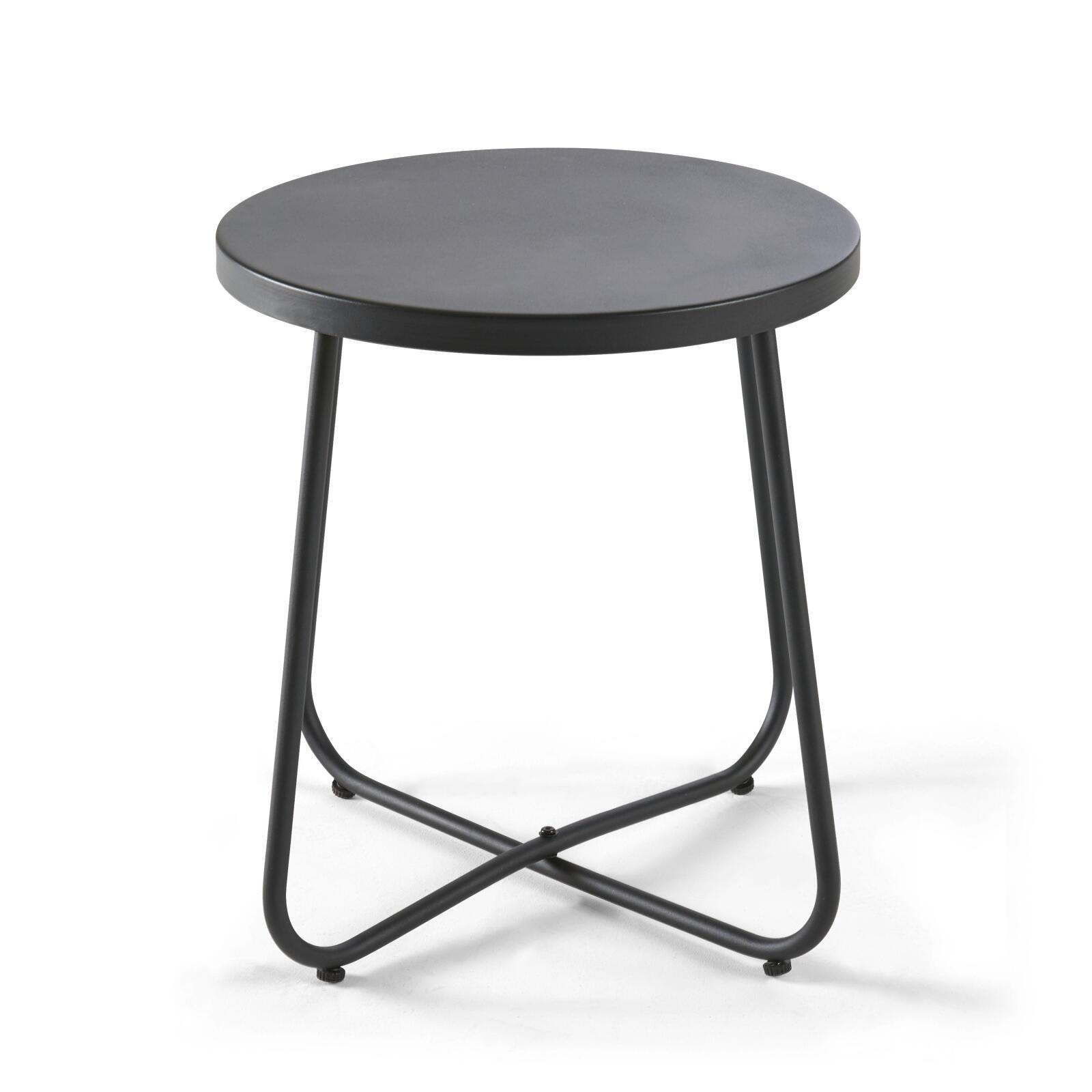 Tavolina da salotto da giardino rotondo (Ø43 x 50 cm)