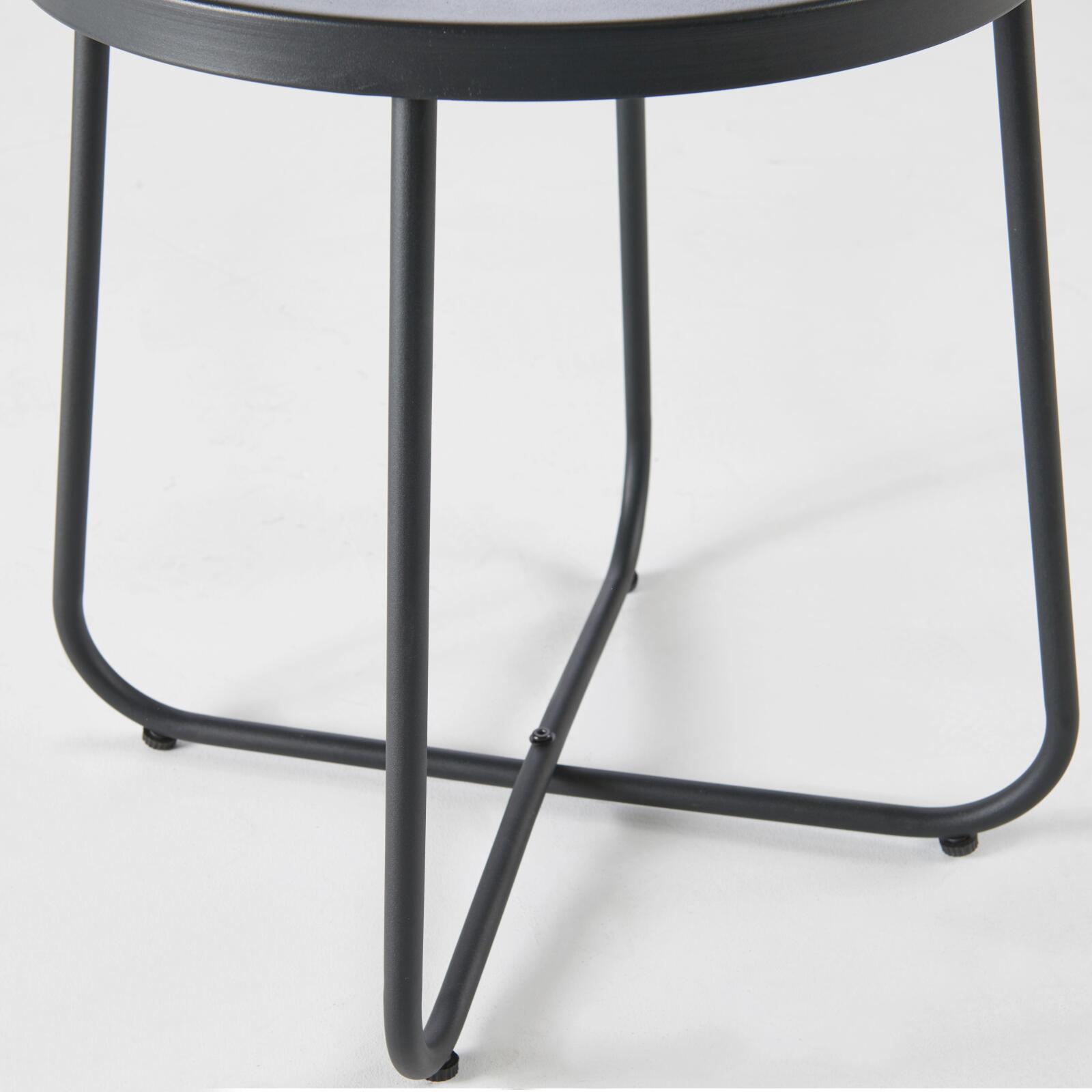 Tavolina da salotto da giardino rotondo (Ø43 x 50 cm)