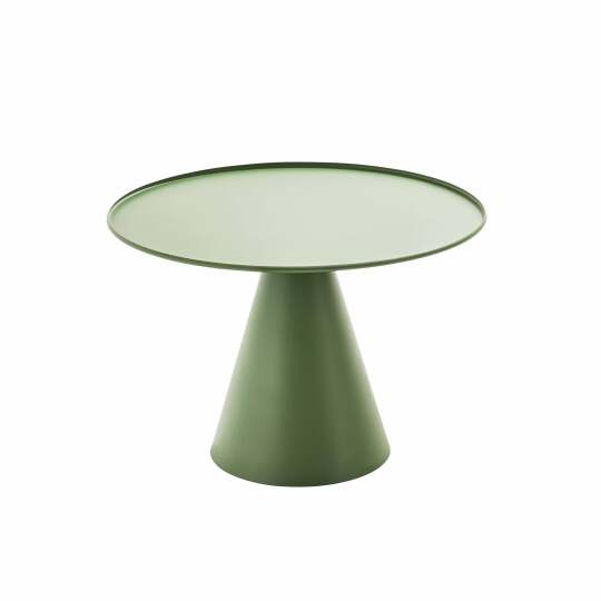 Tavolina da salotto da giardino rotondo Ø60 cm in acciaio